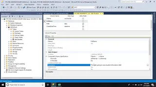 Create Table and Insert Data SQL 2017