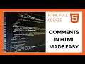 comments in html html tutorial 1 part 3
