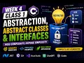 C Abstraction Abstract Classes Interfaces NET Course Week 4 Class 1