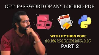 Unlock Any PDF with Python Get a password of any Locked PDF PDF Unlock Script Using Python