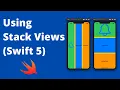 Create StackViews in Swift 5 Xcode 12 2020 - iOS Development
