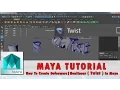 Maya Tutorial How To Create Deformers Nonlinear Twist in Maya