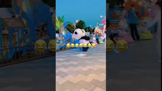 هيها الباندا بتجري ليه حد يعرف الغوريلا اكسبلور باندا فولو Panda ترند Cute Dance 