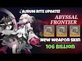 Lagu 106B Abyssal Frontier | New Weapon Skin +22 Glaciette | Crystal of Atlan