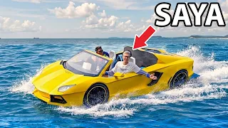 AKU NYOBA NAIK LAMBORGHINI DI LAUT!!