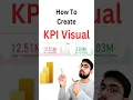 Download Lagu How To Create a KPI visual in Power BI  #powerbi  #dataanalysis