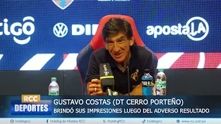 ​GUSTAVO COSTAS HABLÓ TRAS LA DERROTA DE CERRO PORTEÑO FRENTE A 2 DE MAYO