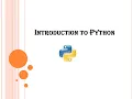 Python Tutorial - Introduction to Python Kattral Kaanoli Tamil