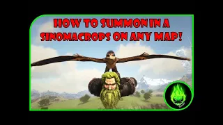 ARK - HOW TO GET A SINOMACROPS GLIDER ON ANY MAP