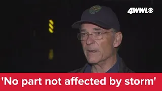 no part not affected by storm police chief on widespread flooding in kenner