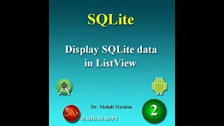 SQLite part2 Display SQLite database in ListView