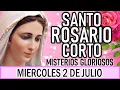 Download Lagu Santo Rosario Corto de hoy Miércoles 2 de Julio🌿🍒🌿Misterios Gloriosos 🌿🍒🌿Rosario a Virgen María🌿🍒🌿