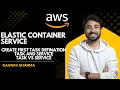 AWS ECS Tutorial for Beginners Task Definition Tasks vs Service Explained Step-by-Step