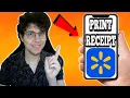 How To Print Receipts From Walmart App