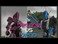 Decade vs Diend in Game Kamen Rider Super Climax Heroes