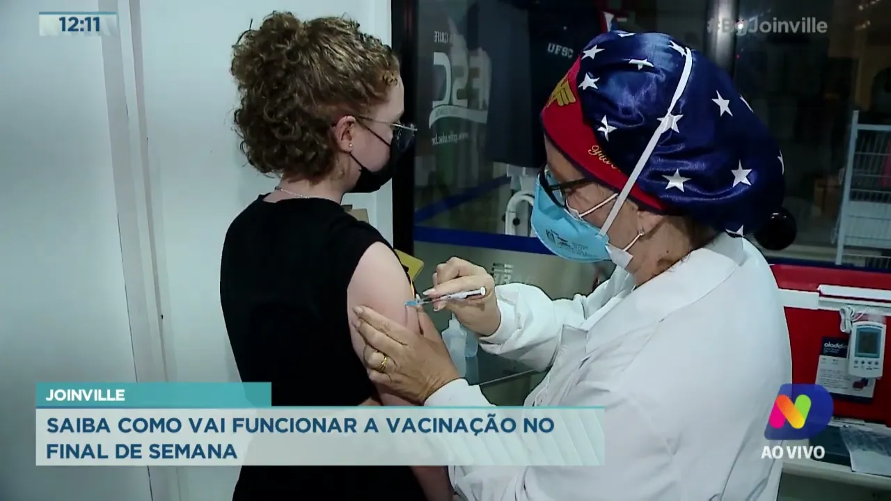 Joinville: Saiba como vai funcionar a vacinação no final de semana