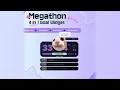 Megathon 4-in-1 StreamElements Widget for Twitch YouTube Subathon Donathon Cheerathon