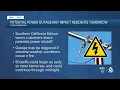 Santa Barbara residents may face a power outage on Sunday afternoon
