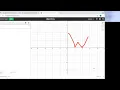 Calculus1 Methods for Creating Letters in Desmos