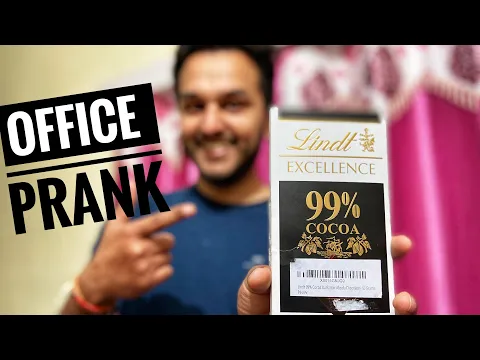Download MP3 Lindt 99% Cocoa Dark Noir Bitter PRANK | Office Pranks | Incredible Bhagat
