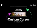 How to make custom cursors in Framer Beginner tutorial