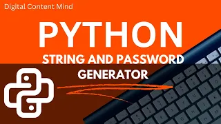 How to generate a random string and password in Python Applying the structured and OOP programming