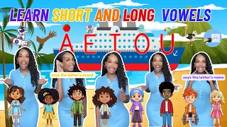 Short And Long Vowels Learning With Ms Houston Kid Songs 