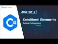C Conditional Statements - Part 15 C Tutorial
