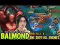 THANK YOU ONIC KAIRI FOR BALMOND BEST BUILD TO ONE SHOT ALL ENEMIES 😱 - BUILD TOP 1 GLOBAL BALMOND