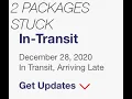 USPS In Transit Arriving Late