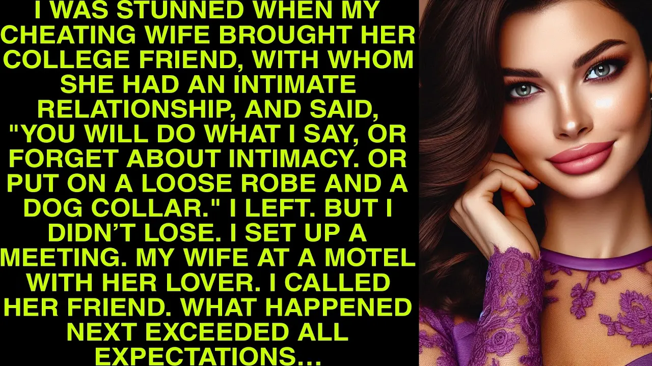 Outline Video I Was Stunned When My Cheating Wife Brought Her College Friend, With Whom She Had An Intimate