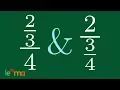 How to Simplify a Fraction over a Number and a Number over a Fraction