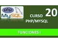 PHP MySQL Course Functions I 20