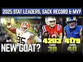 2025 NFL Regular Season Awards Stat Leaders Myles Garrett Breaks Sack Record P Frontrunner