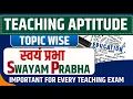 Lagu Teaching Aptitude Swayam Prabha | Swayam Prabha | स्वयं प्रभा समझे आसान भाषा में|