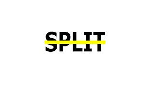 Split Text Hover Effect HTML CSS