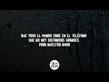 Sin Bandera - Kilometros (Letra)