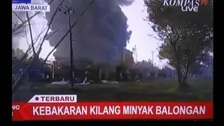 Download Detik - Detik Kilang Minyak Pertamina di Balongan Indramayu Terbakar MP3