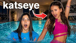 SOLAS EN CASA por TODA UNA NOCHE! 😱 Erika es una KATSEYE! | Daniela Golubeva