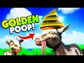Finding the SECRET GOLDEN POOP Hat in Goat Simulator 3