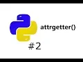 Attrgetter In Python