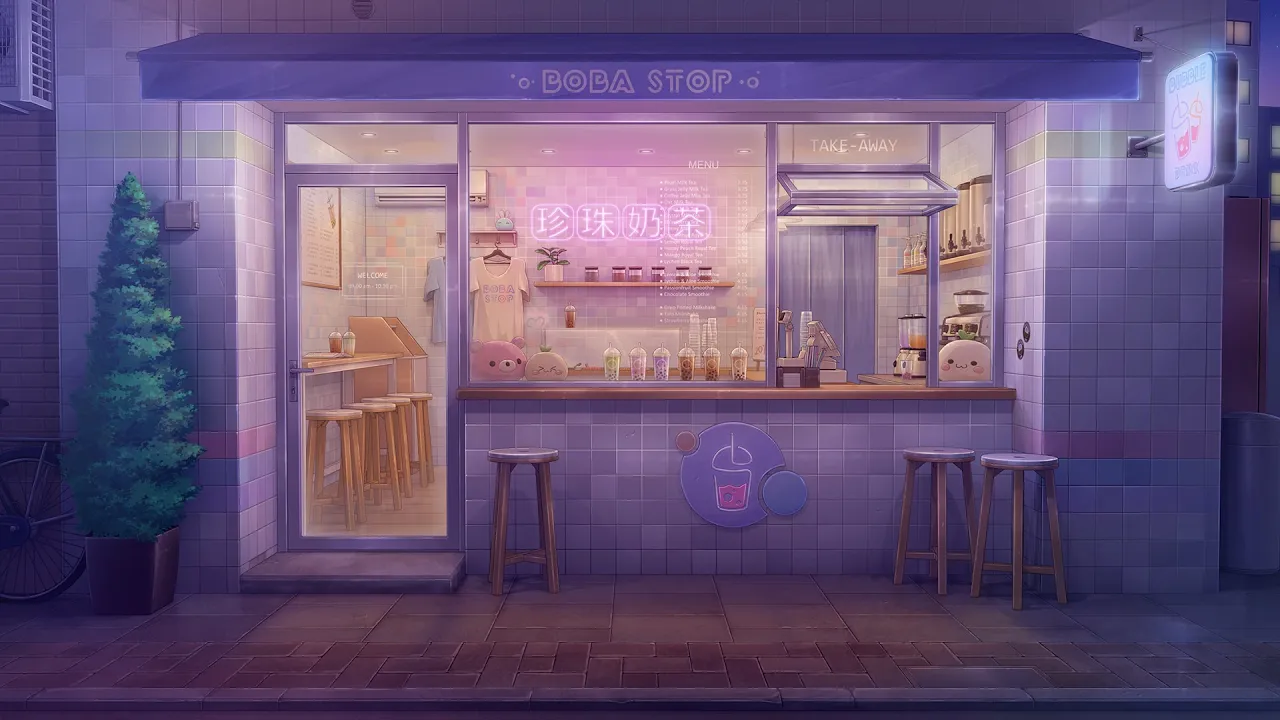 boba stop 🧃 chill lofi vibes