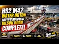 HS2 M42 Water Orton SOUTH VIADUCTS GILSON ROAD COMPLETE 4K Drone