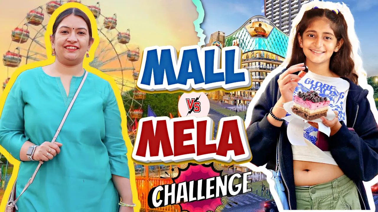 Mela V/S Mall Challenge   Desi V/S Videshi   Vocal For Local - CookWithNisha Ft.MyMissAnand