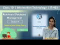UNIT-3 RETRIEVE DATA USING QUERY THEORY Session-4 SQL THEORY PART 1 CLASS 10TH IT-402