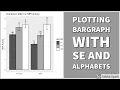 Plotting bargraph with SE and alphabets in R LSD test