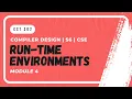 Source Language Issues Storage Organization Allocation CST302 CD MODULE 4 KTU Anna Thomas SJCET