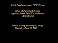 Office of Planning Zoning Examines Eight Land Use Ordinance Amendments