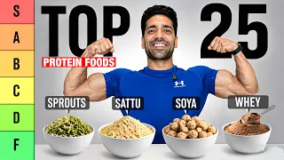 25 BEST TO WORST PROTEIN FOODS 🇮🇳 | Top Protein Sources Ranked
