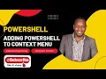 How To Add Powershell To Context Menu